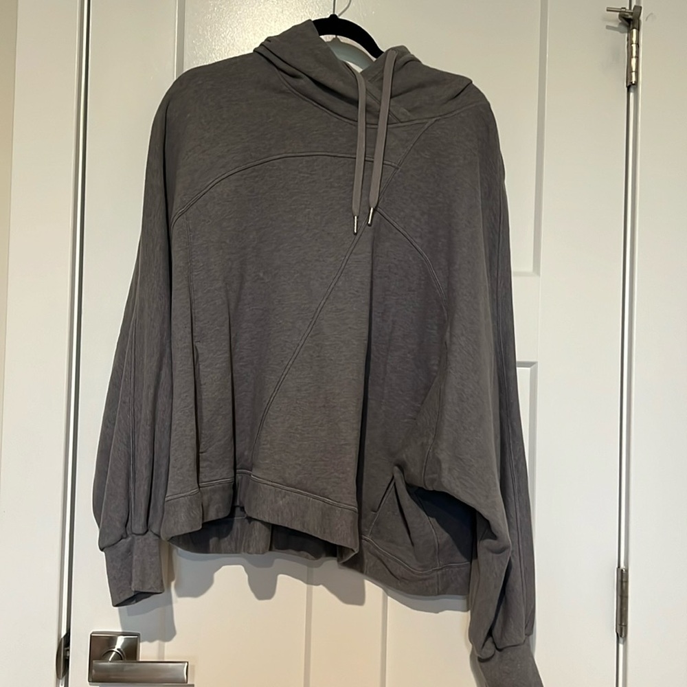 Lululemon Gray Mellow in hoodie